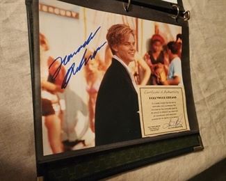 Autographed Lenardo Decaprio photo