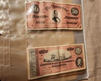 Reproduction Confederate bills
