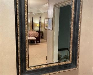 Black and gold mirror
