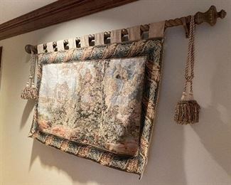 tapestry and 2 tassels