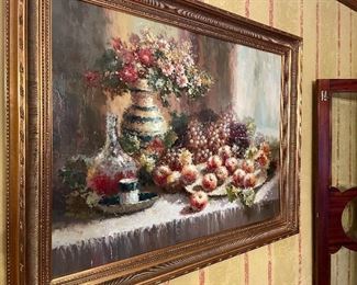 Large acrylic on canvas - framed