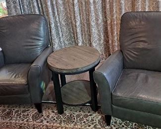 Lazyboy leather recliners. 