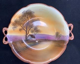 Hand Painted Noritake Bowl and Plate