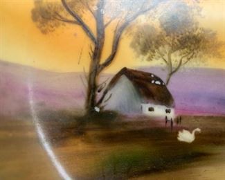 Hand Painted Noritake Bowl and Plate