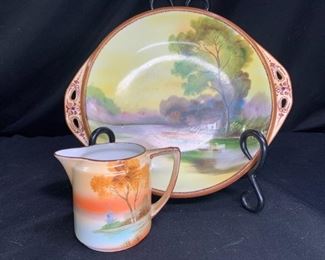 Noritake Morimura Bros. Creamer & Finger Bowl