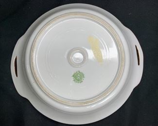 Nippon Hand Painted Handled Nut Bowl