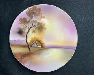 Noritake Morimura Tea Cale Plate & 6 Dessert Plates