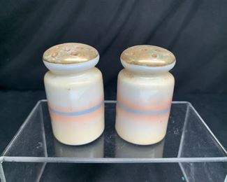 Antique Japanese S&P Shakers & Mustard Pot