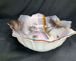 Noritake Morimara Flower Shape Candy Dish