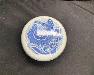 Antique Japanese Blue Porcelain Dishes
