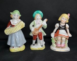 3 Porcelain Japanese Made Figurines