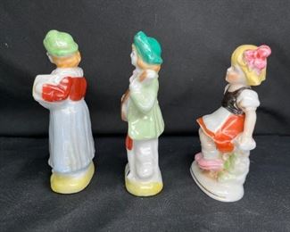 3 Porcelain Japanese Made Figurines