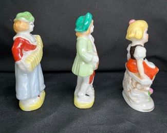 3 Porcelain Japanese Made Figurines