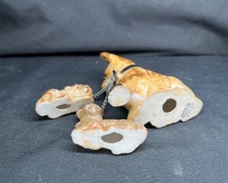 Vintage Occupied Japan Ceramic Dogs