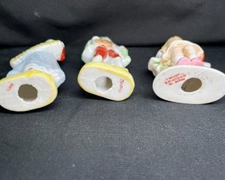 3 Porcelain Japanese Made Figurines