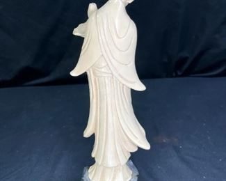 VTG Ivorene Resin Japanese Geisha Figurine