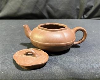 Antique Chinese Yixing Zisha Clay Teapots