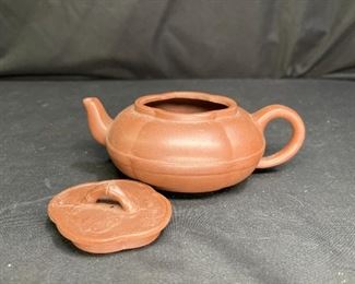 Antique Chinese Yixing Zisha Clay Teapots
