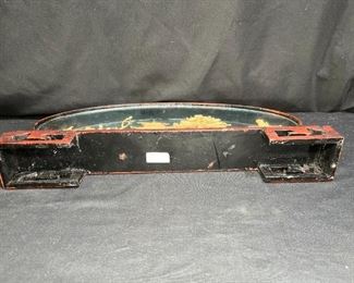 Hand Carved Wood Oriental Shadowbox