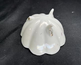 6 Piece Porcelain Hand Painted Nut Set Japan