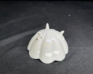 6 Piece Porcelain Hand Painted Nut Set Japan