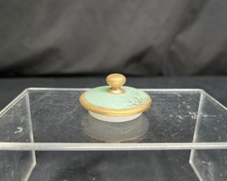 Hand Painted Nippon Porcelain Lidded Jar