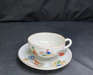 VTG Mother Goose Japanese Porcelain Tea Set