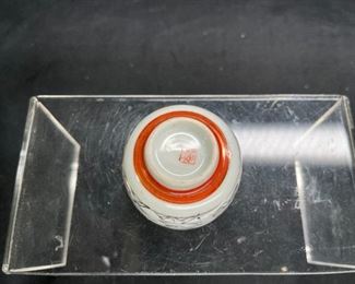 6 Asian Character Porcelain Sake Cups