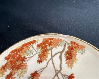 Maple Leaf Pattern Japanese China Set