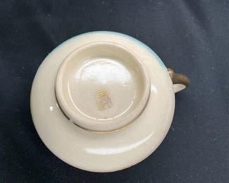 Maple Leaf Pattern Japanese China Set