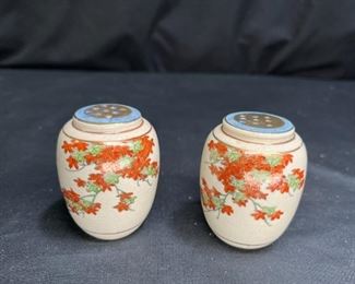 Maple Leaf Pattern Japanese China Set