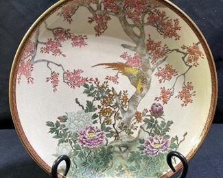 Hand Painted Satsuma Japanese Plate