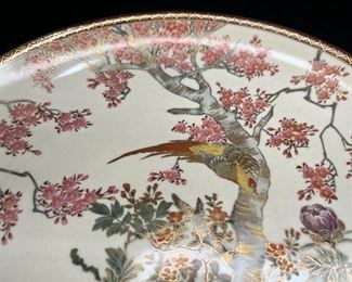 Hand Painted Satsuma Japanese Plate