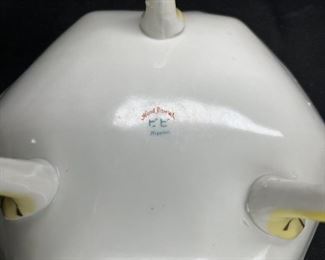 VTG. Footed Hand Painted Nippon Dish