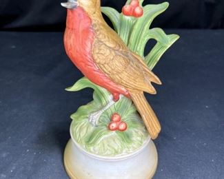Shafford Japan Ceramic Bird Music Box