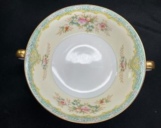 6 Meito China MEI44 Cream Soups & Saucers