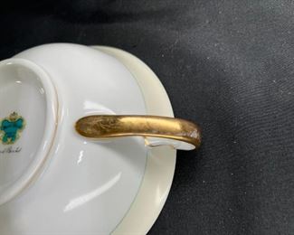 6 Meito China MEI44 Cream Soups & Saucers