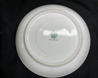 6 Meito China MEI44 Cream Soups & Saucers