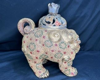 Foo Dog Incense Burner