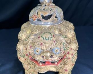 Foo Dog Incense Burner