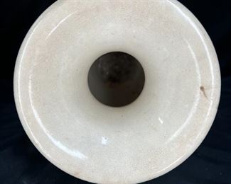 8.5” Asian Green & Brown Vase