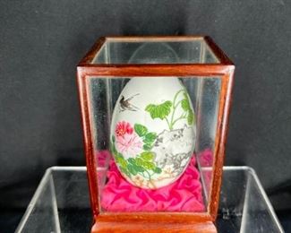 Hand Painted Egg in Display Box