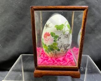 Hand Painted Egg in Display Box