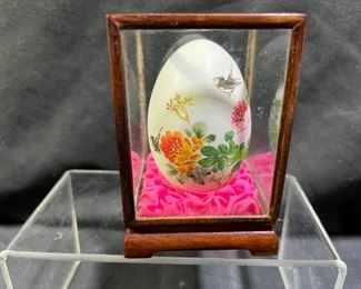 Hand Painted Egg in Display Box