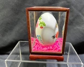 Hand Painted Egg in Display Box