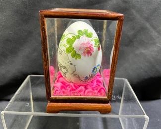 Hand Painted Egg in Display Box