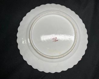 3 Rose Medallion Dessert Plates