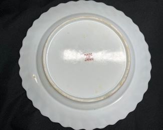 3 Rose Medallion Dessert Plates