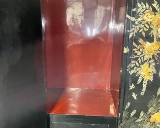 Asian Marquetry inlaid Mother of Pearl Cabinet