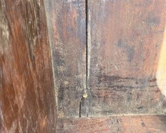 Antique Dome Top Iron Bound Sea Chest